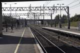 Railway station near Heathrow, London.